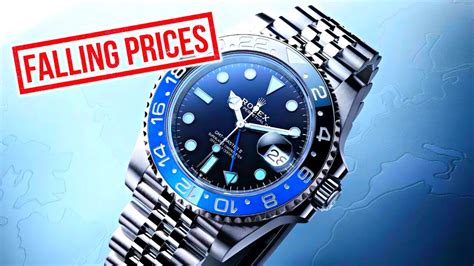 why rolex prices are falling